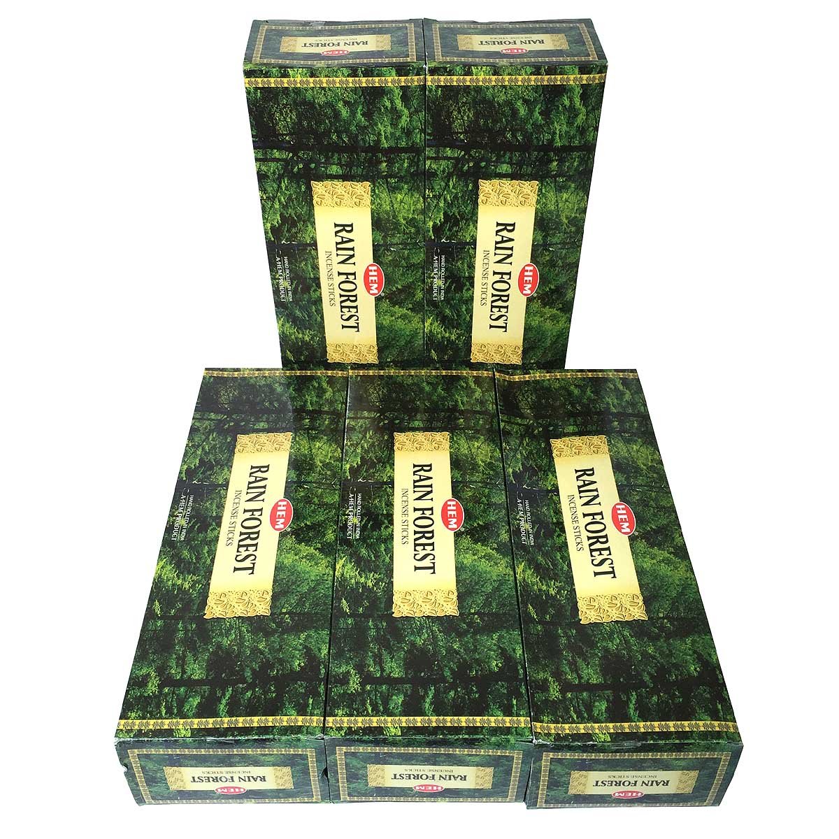 HEM レインフォレスト香 スティック 5BOX(30箱)/HEM RAIN FOREST/インド香 [並行輸入品]