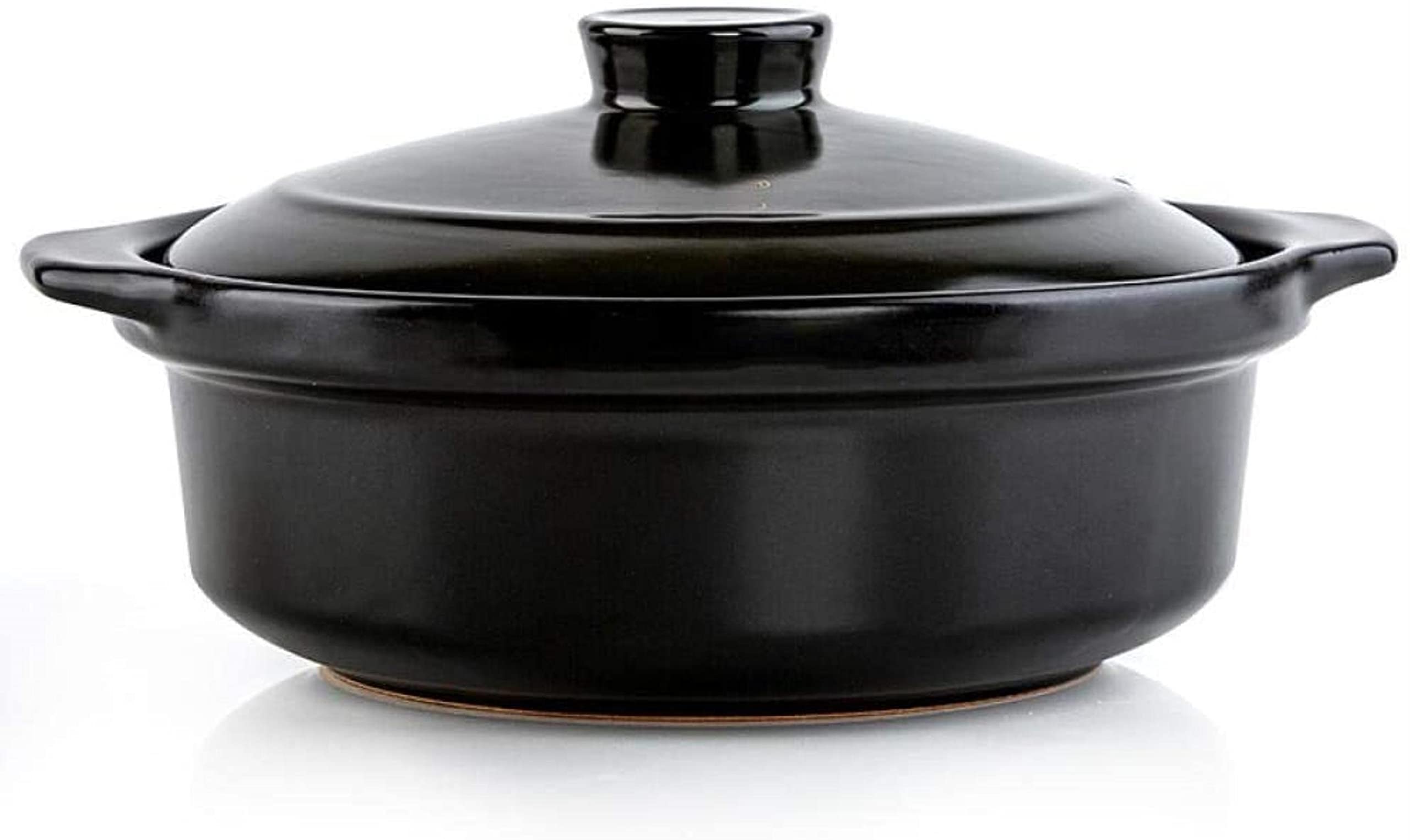 DJJSGSB 炊飯土鍋 土鍋 Terracotta Cooking Terracottaシチュー鍋の蓋を持つシチュー鍋の皿を持つキャセロール料理 (