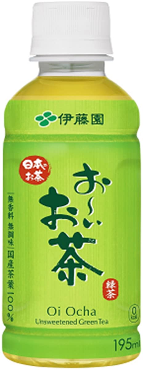 伊藤園 日本のお茶 お〜いお茶緑茶 195ml 2ケース(60本入り)