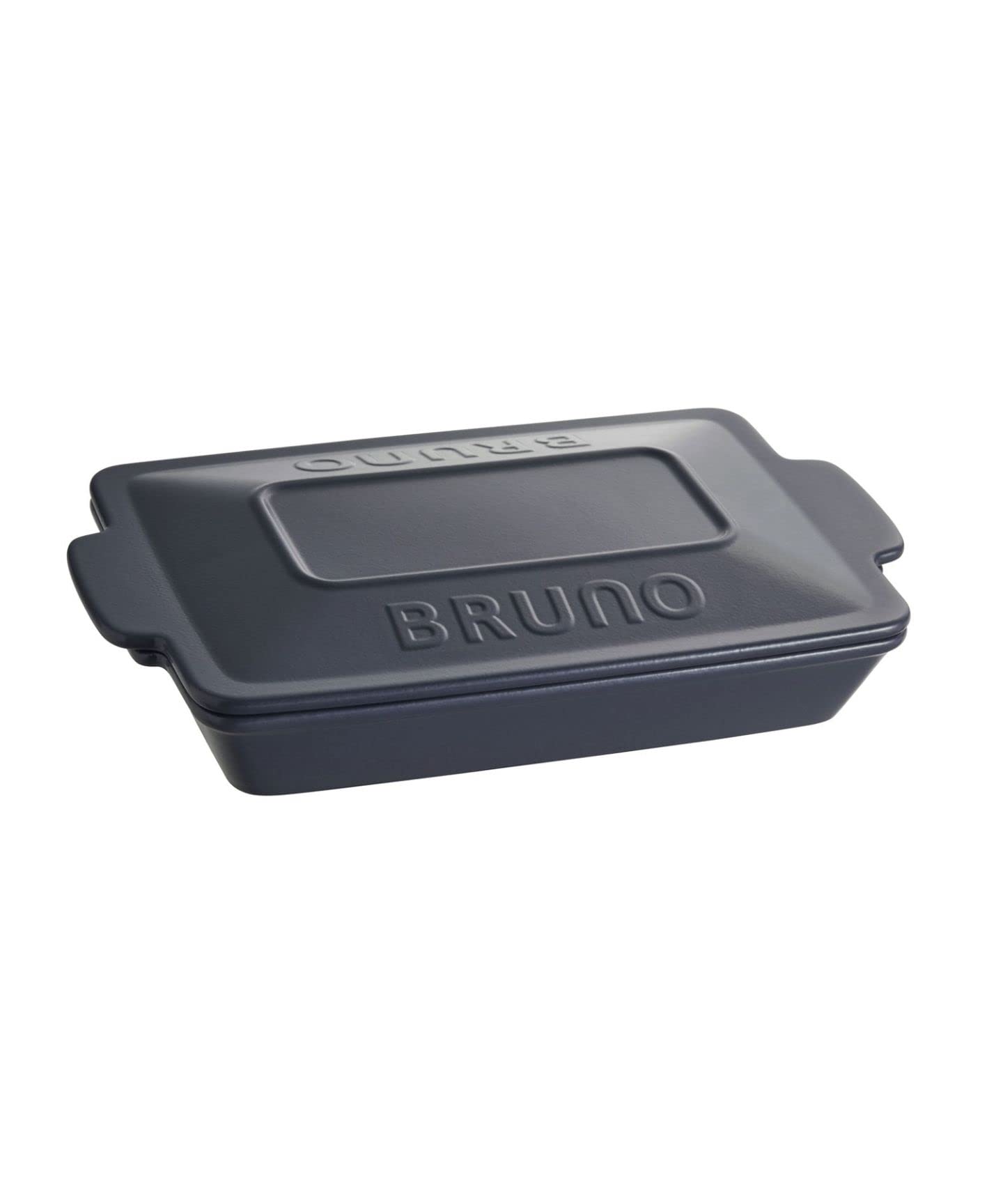 BRUNO ブルーノ セラミックグリルパン ネイビー 蒸し焼き調理 耐熱 野菜料理 魚焼きグリル オーブン トースター 電子レンジ 冷凍 食器洗