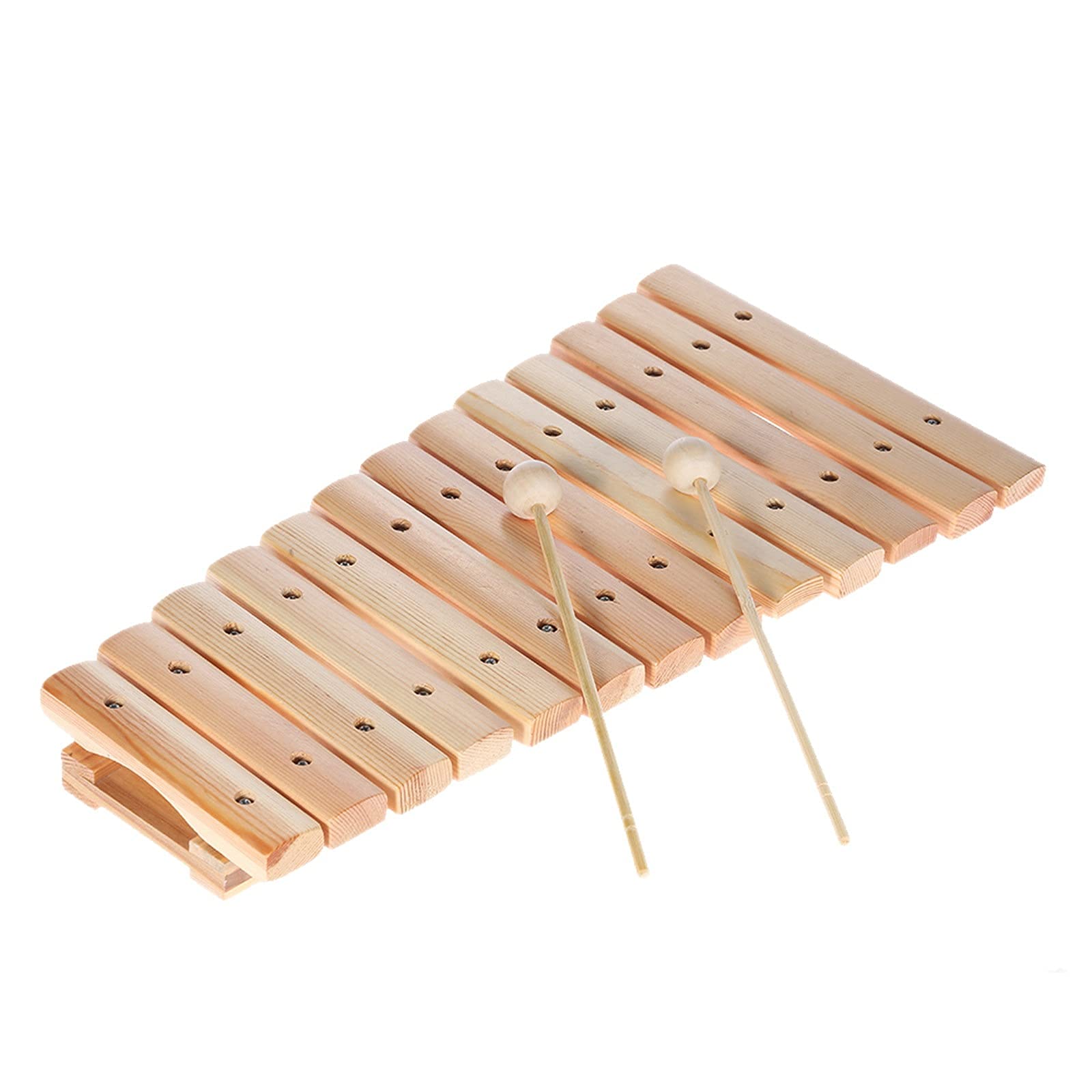 木琴 子供のためのミュージカルキソロフォン器具ピアノの木の楽器2槌で子供の音楽教育のおもちゃ 子供用 (42*20*13cm)