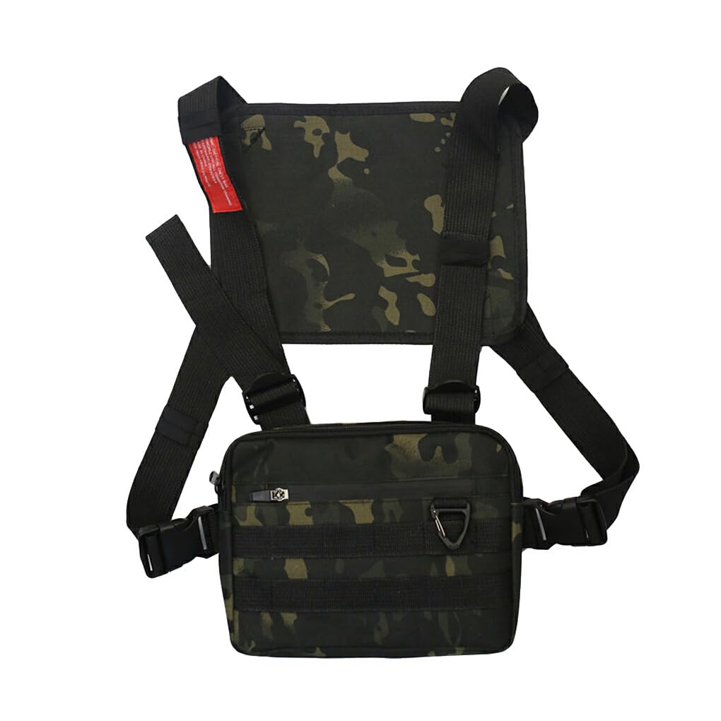 ノーブランド品 防水ビッグバッグ - 安全で軽量なチェストバッグ、戦術的なチェストビッグバッグ、タクティカルバッグ、メンズバッグ、調